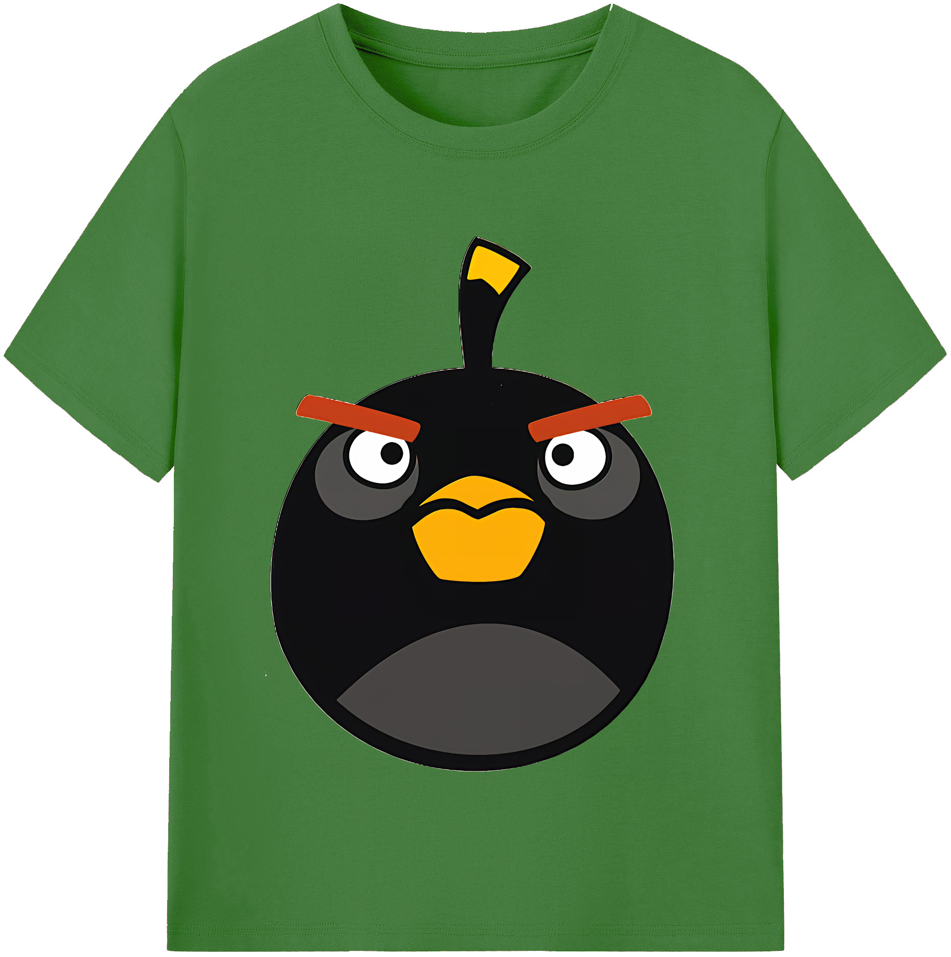 （画像用） Angry Birds アングリーバード レディースカジュアルプリントTシャツ（綿100％）